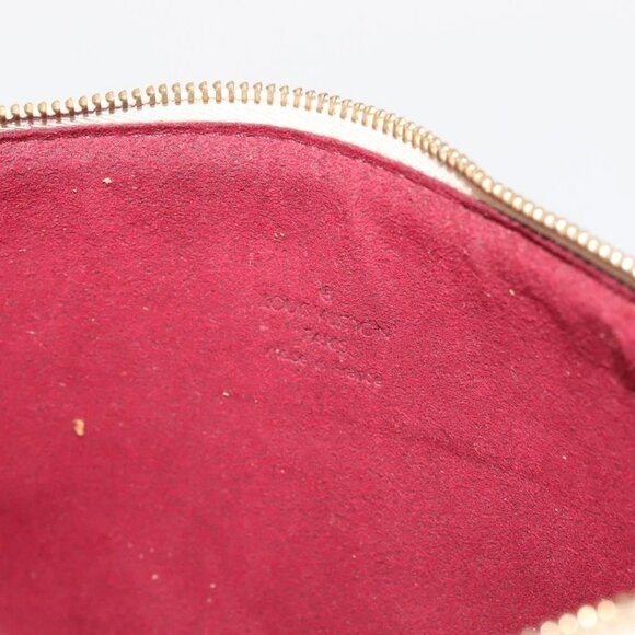 LOUIS VUITTON Multicolor Pochette Accessoires Pouch White M92649 LV Auth 144020 - Picture 11 of 16